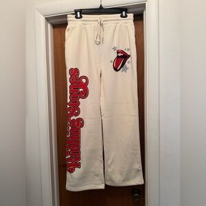 Rolling Stones Sweat Pants Large